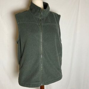 Green Great Northwest Fleece Vest Women's Size XL